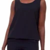 Outlet I Love Tyler Madison Kate Silk Tank-Black|Iltm