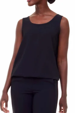Outlet I Love Tyler Madison Kate Silk Tank-Black|Iltm