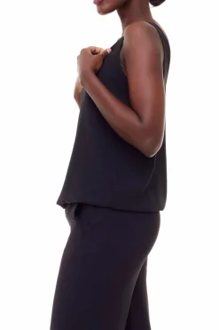 Outlet I Love Tyler Madison Kate Silk Tank-Black|Iltm