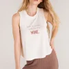 Z Supply Kayla Wine Tank-White Sand|