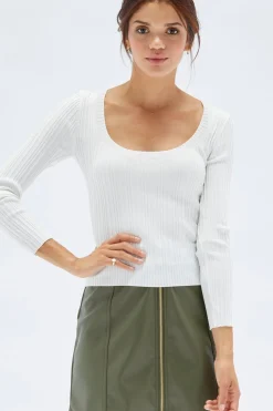 Minkpink Kerman Long Sleeve Knit Top|
