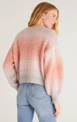 Online Z Supply Kersa Ombre Sweater-Pink Cedar|