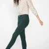 Online Unpublished Kora Mid Rise Skinny-Evergreen|