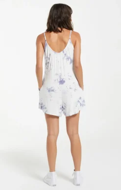 Sale Z Supply Krista Cloud Tie-Dye Romper|
