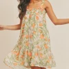 Sadie & Sage Lemon Garden Mni Dress|