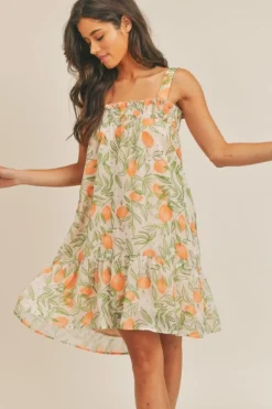Sadie & Sage Lemon Garden Mni Dress|