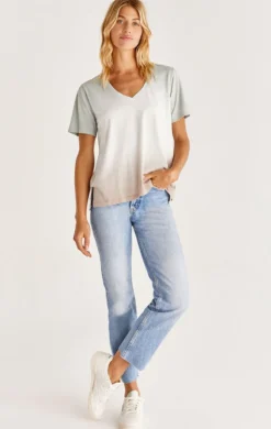 Discount Z Supply Lia Sunset V-Neck Tee|