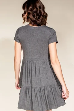 Online Pink Martini Lola Dress-Charcoal|