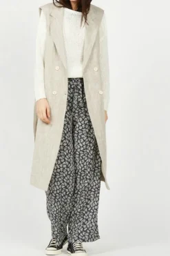 Discount The Korner Long Cotton Vest|