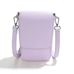 New Colab Louve Amber Tech Crossbody With Wallet-Lilac|