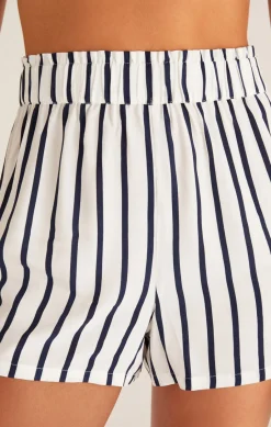 Outlet Z Supply Low Tide Stripe Short-Cloud Dancer|