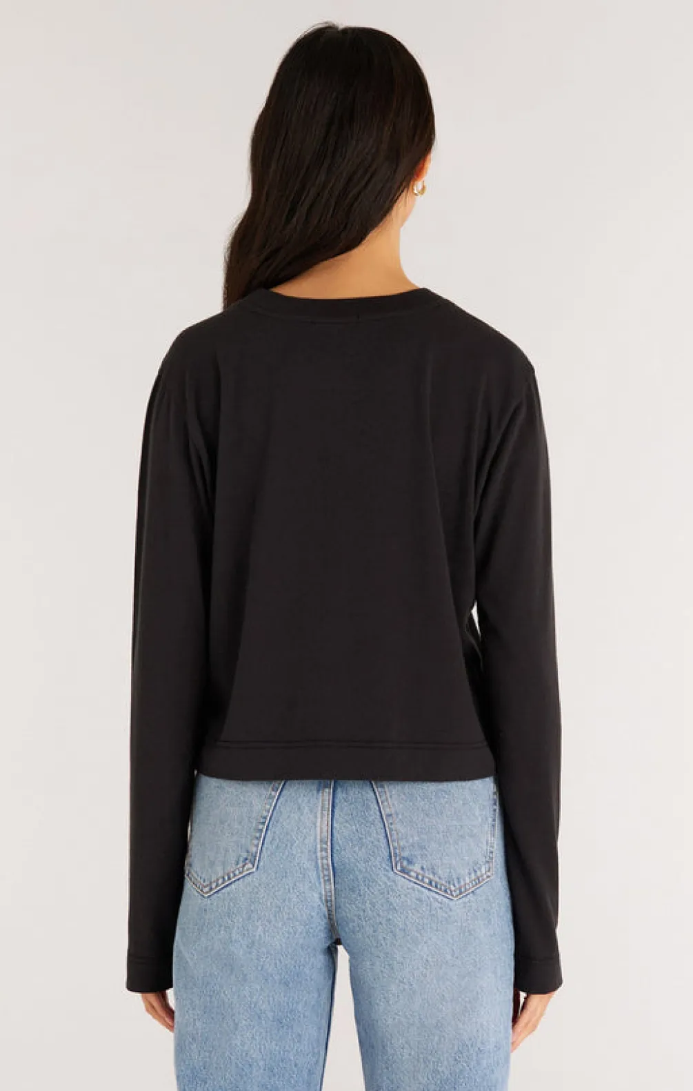 lupita_crop_long_sleeve_t_SKU035ab1ae7947530e15f38158cd9b5b9f_1.webp New Z Supply Lupita Crop Long Sleeve Top-Black|