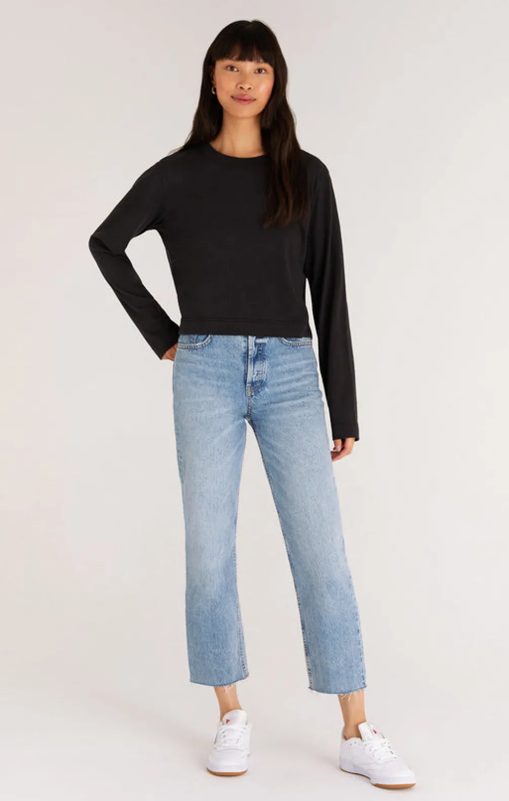 lupita_crop_long_sleeve_t_SKU035ab1ae7947530e15f38158cd9b5b9f_2.webp New Z Supply Lupita Crop Long Sleeve Top-Black|