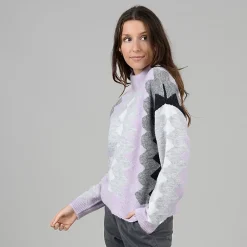 Best RD Style Marabella Mockneck Sweater-Lilac|
