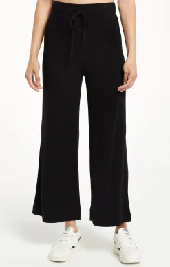 Hot Z Supply Marlo Rib Pant-Black|
