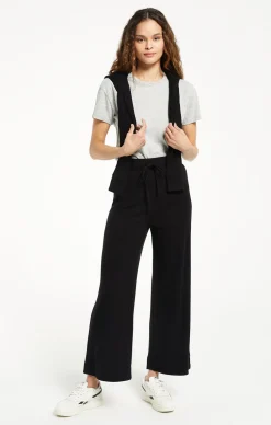 Hot Z Supply Marlo Rib Pant-Black|
