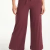 Clearance Z Supply Marlo Rib Pant-Crimson|
