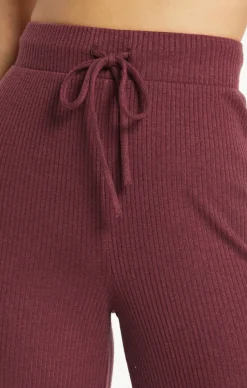 Sale Z Supply Marlo Rib Pant-Crimson|
