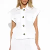 Best Madison The Label Marlo Top-White|