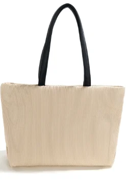 Hot Colab Mille Feuille Yea Tote-Ecru|