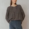 Best Indi & Cold Mini Brush Stroke Blouse|