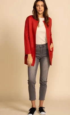 Best Pink Martini Moira Sweater-Orange Rust|