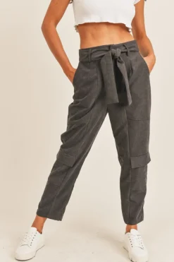 Online Sadie & Sage Moonlight Mile Pants-Charcoal|