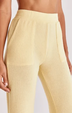 Best Z Supply Morning Rib Pant-Sunflower|