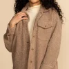 New Pink Martini Narla Teddy Coat-Grey|