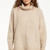 Online Z Supply Norah Cowl Neck Sweater-Oatmeal|-New