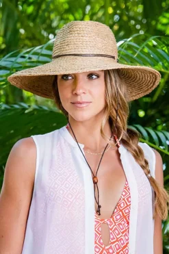 Online Wallaroo Nosara Extra Wide Brim Hat-Camel|