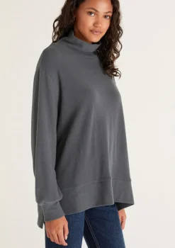 Outlet Z Supply Oceana Plush Sweater-Dark Slate|