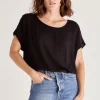 Discount Z Supply Ollie Crinkled Top-Black|