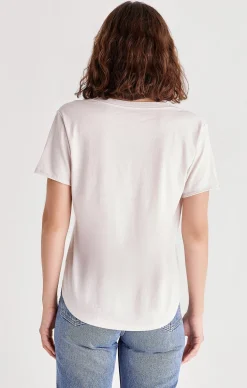 Hot Z Supply Organic Cotton V-Neck Tee-Pumice|