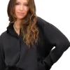 New RD Style Penelope Satin Blouse-Black|