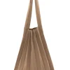 New Colab Plisse Shopper Tote-Jelly Donut|