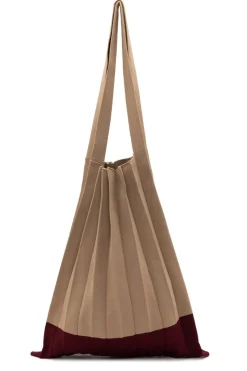 New Colab Plisse Shopper Tote-Jelly Donut|