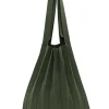 Hot Colab Plisse Shopper Tote-Pistachio Cream|