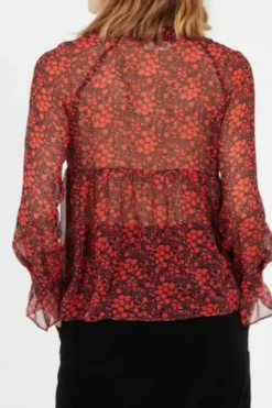Sale The Korner Printed Henley Top-Orange|