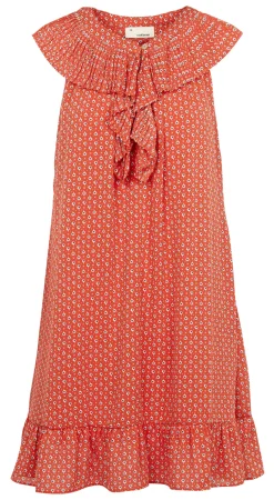 Online The Korner Red Short Printed Dress|