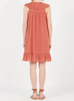Online The Korner Red Short Printed Dress|