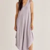 Online Z Supply Reverie Midi Dress-Lavender Ash|