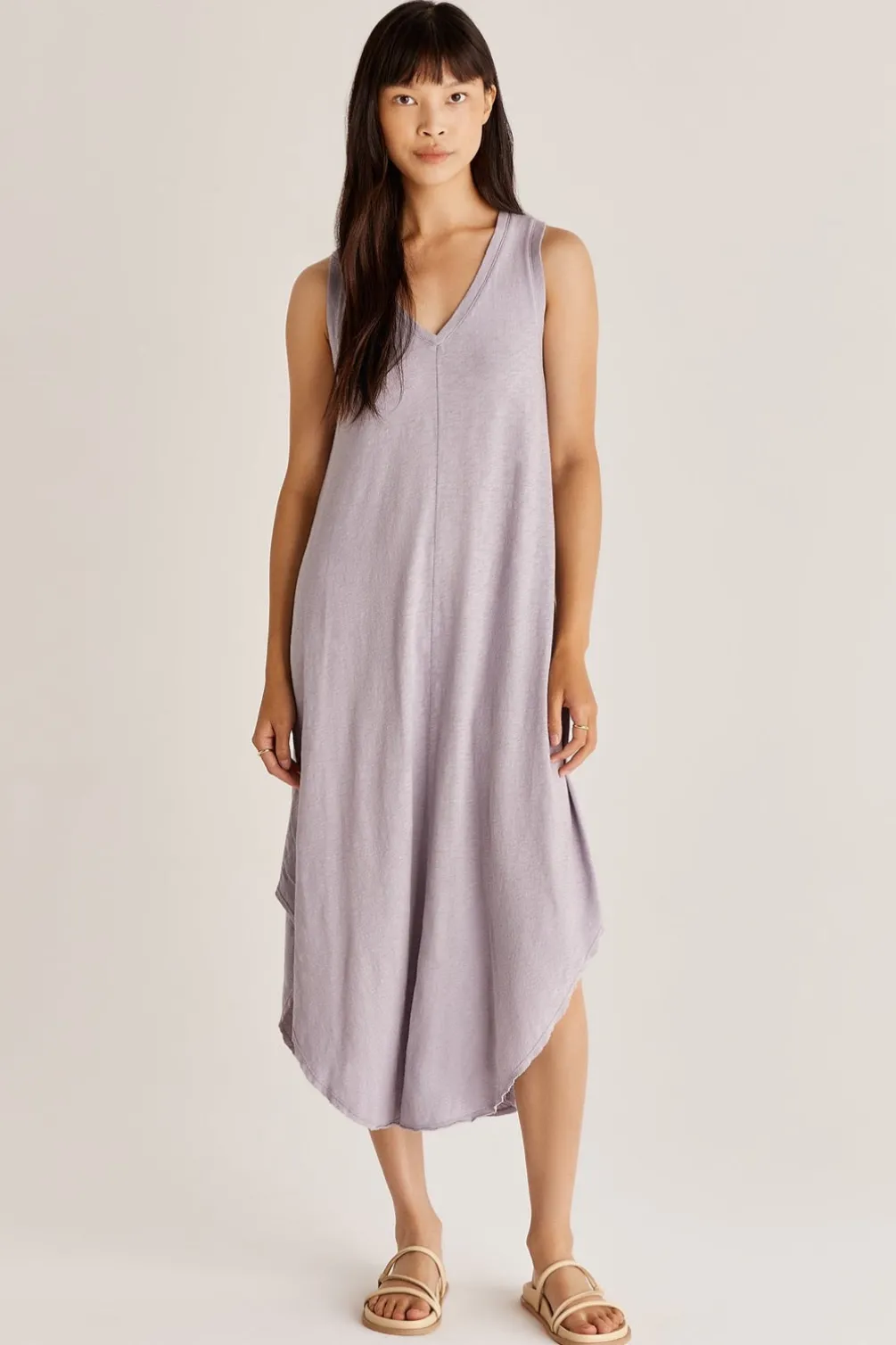 reverie_midi_dresslavende_SKU008491003a131a032c961ed1b4569a94_0.webp Online Z Supply Reverie Midi Dress-Lavender Ash|