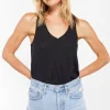 Clearance Z Supply Rib Hacci Vagabond Tank-Black|