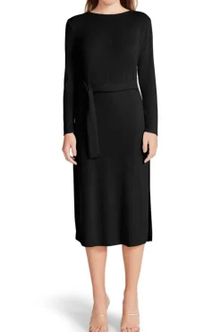 New BB Dakota by Steve Madden Rib Long Sleeve Knit Dress|