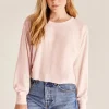 Hot Z Supply Roxy Long Sleeve-Pink Sky|