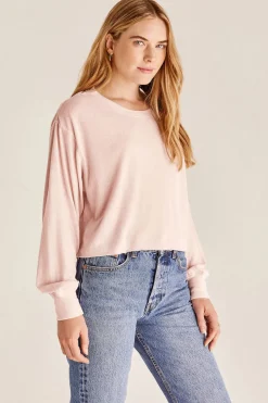 Hot Z Supply Roxy Long Sleeve-Pink Sky|