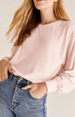 Hot Z Supply Roxy Long Sleeve-Pink Sky|