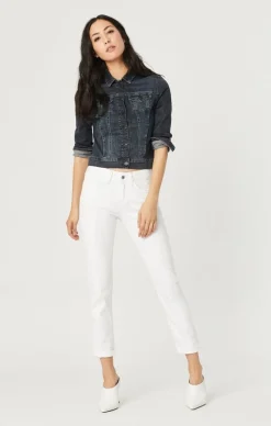 Discount Mavi Samantha Denim Jacket-Blue Black Tribeca|