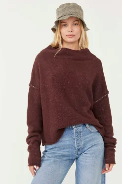 Clearance Free People San Vicente Pullover-Birch Bark|